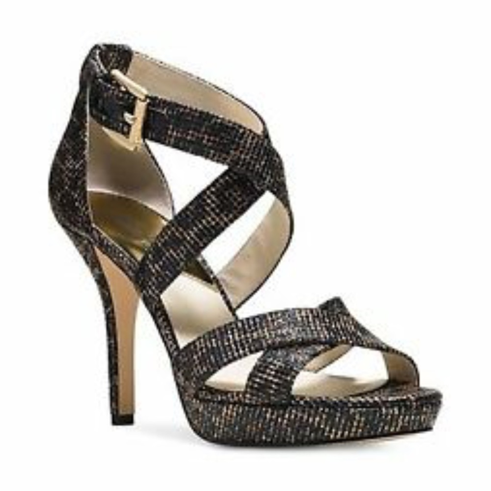 Glitter Cheetah Print Michael Kors Heels